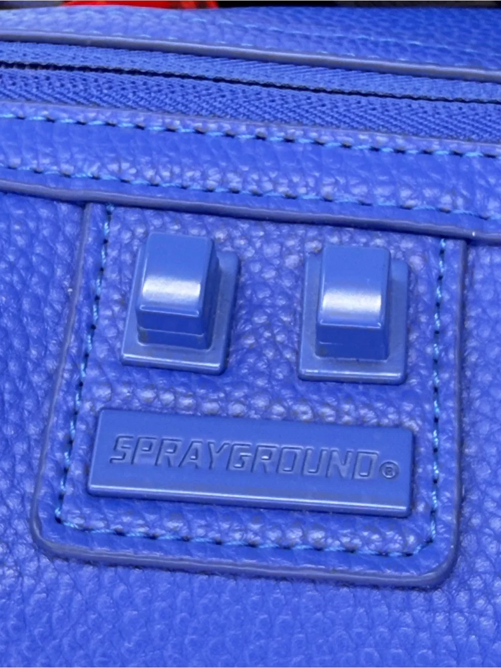 Sprayground Limited Edition Blue Quilted Mini Duffle Bag Crossbody NWT